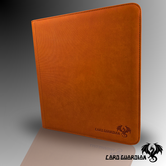Card Guardian Elemental Series – Ember Premium Zip Binder – 12 Pocket | 480 Cards