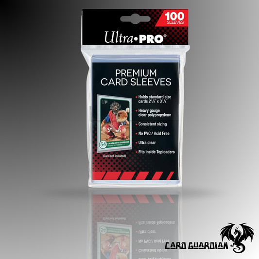 Ultra Pro Premium Card Sleeves – Standard Size (Clear, 100 Pack)