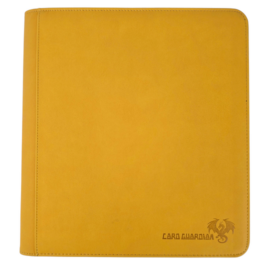Card Guardian Elemental Series – Radiance Premium Zip Binder – 12 Pocket | 480 Cards