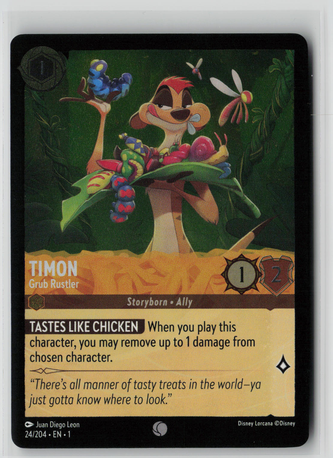 Timon - Grub Rustler 24/204 – The First Chapter Foil NM