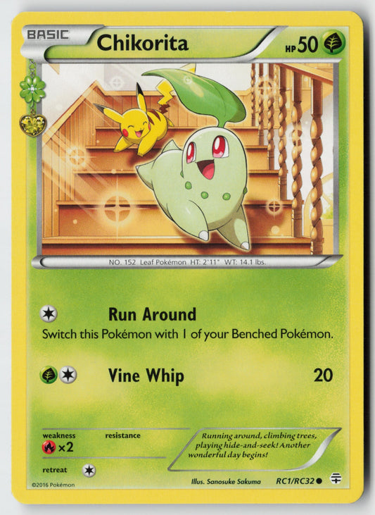 Chikorita RC1/RC32 – Generations: Radiant Collection Pokémon Card NM