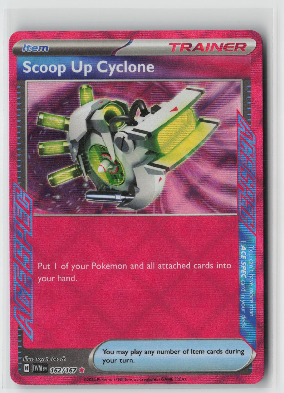 Scoop Up Cyclone 162/167 – SV06: Twilight Masquerade Pokémon Card NM