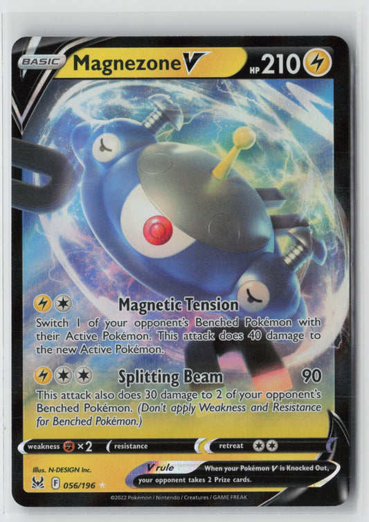 Magnezone V 056/196 – SWSH11: Lost Origin Pokémon Card NM