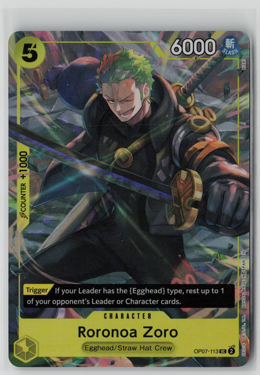 Roronoa Zoro (Illustration Box Vol.3) OP07-113 – One Piece Promo NM