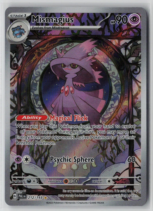 Mismagius - 212/193 – Paldea Evolved Pokémon Card NM