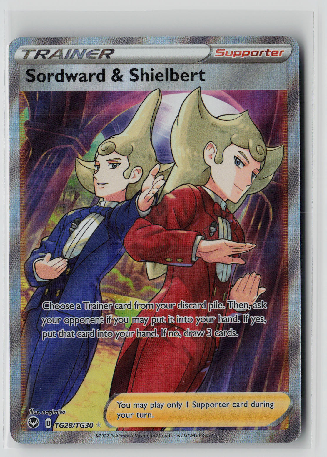 Sordward & Shielbert TG28/TG30 – Silver Tempest Pokémon Card NM