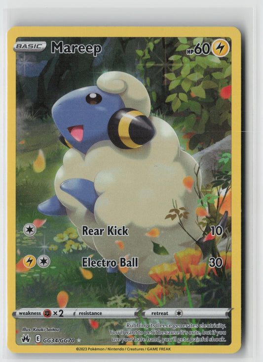 Mareep GG34/GG70 – Crown Zenith: Galarian Gallery Pokémon Card NM