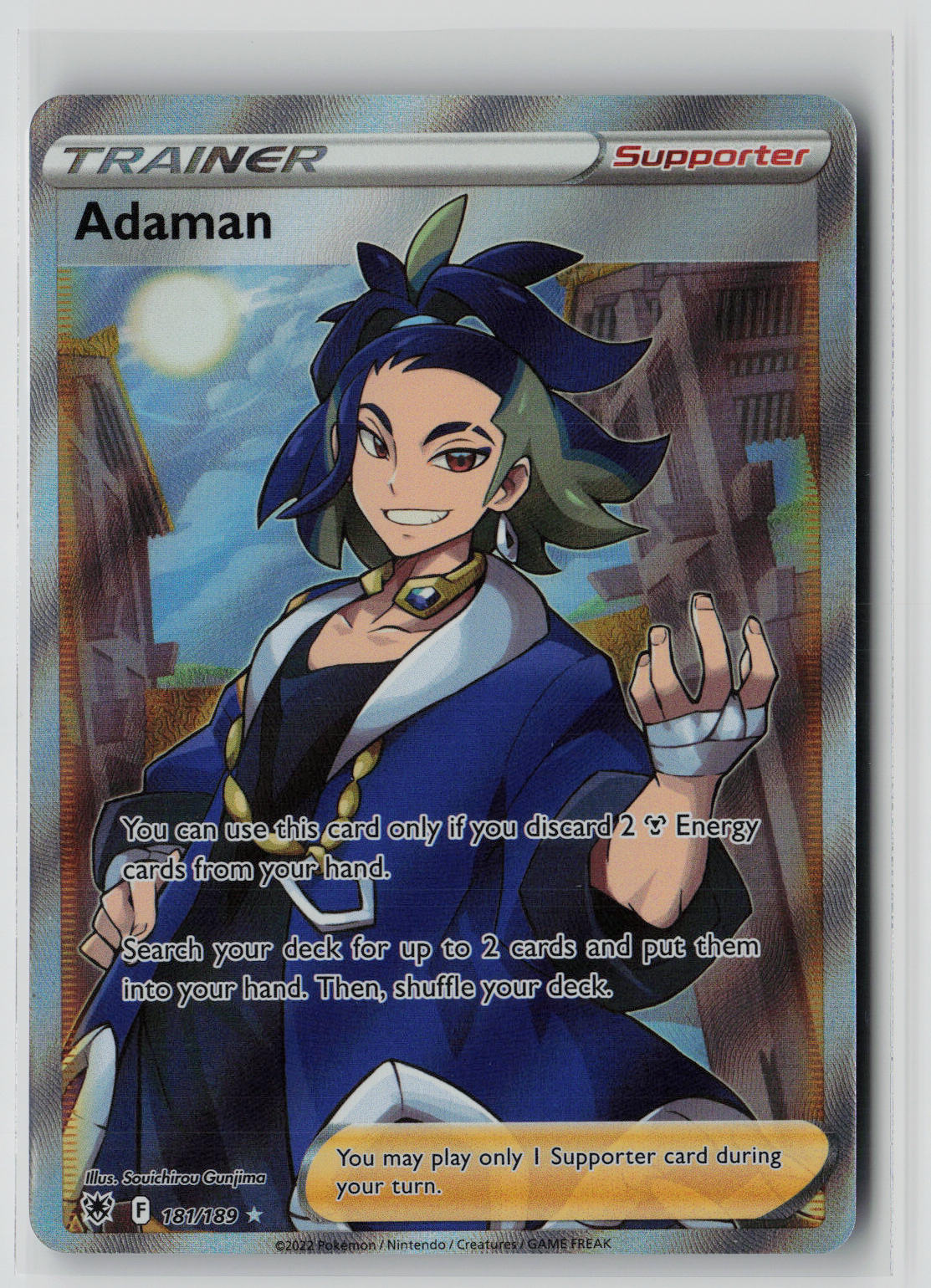 Adaman (Full Art) 181/189 – Astral Radiance Pokémon Card NM