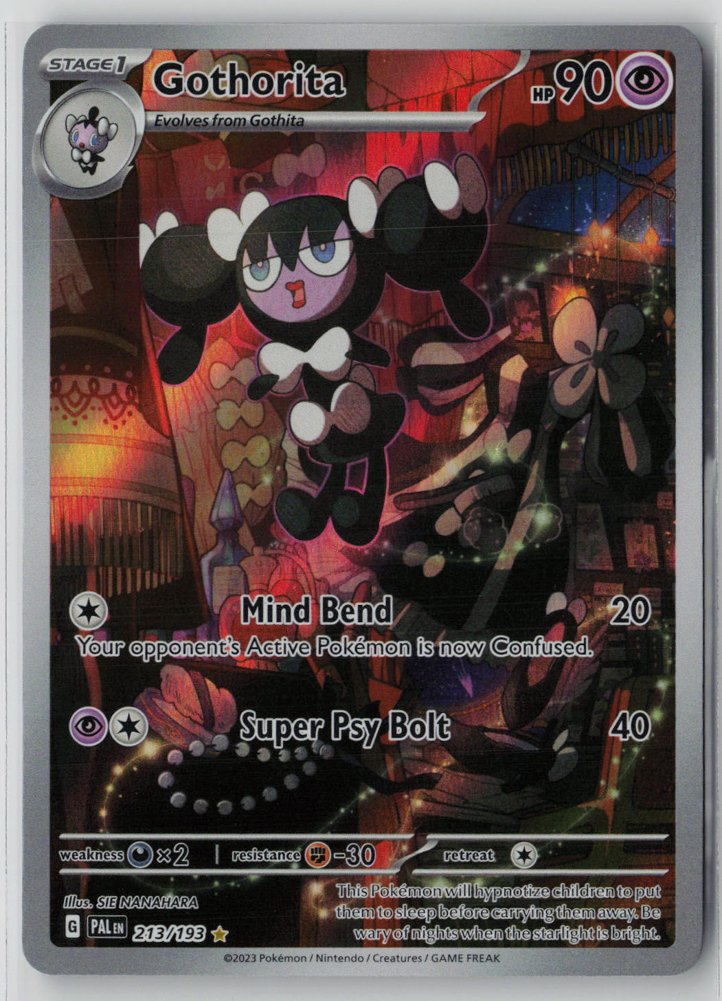 Gothorita 213/193 – Paldea Evolved Pokémon Card NM