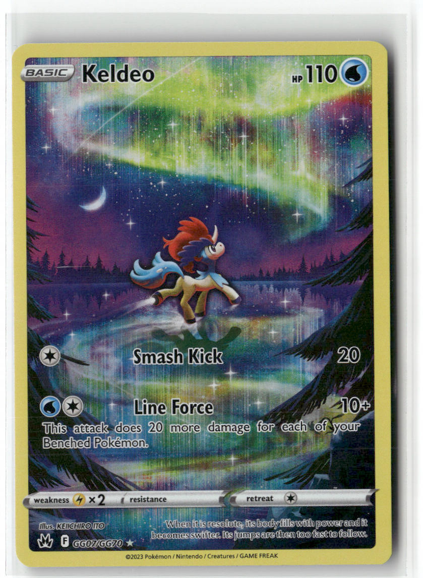 Keldeo GG07/GG70 – Crown Zenith: Galarian Gallery Pokémon Card NM