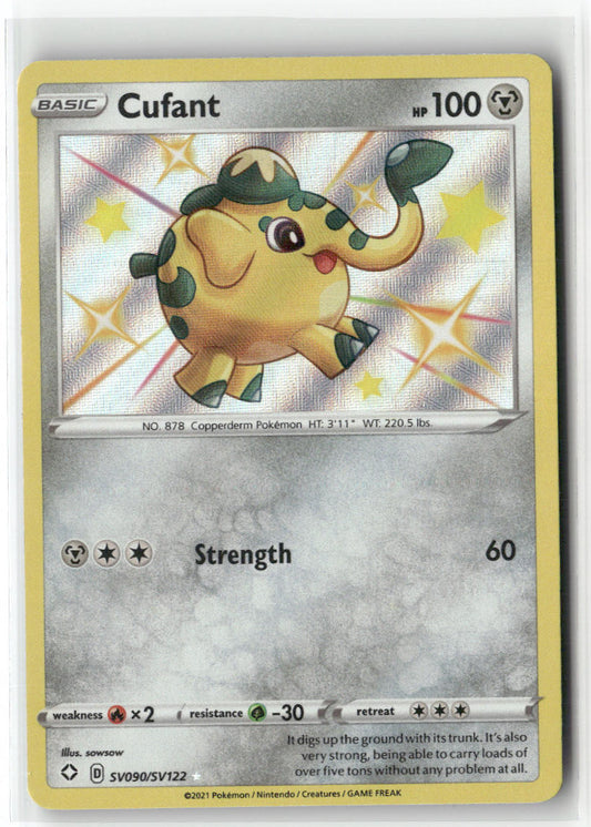 Cufant SV090/SV122 – Shining Fates: Shiny Vault Pokémon Card NM
