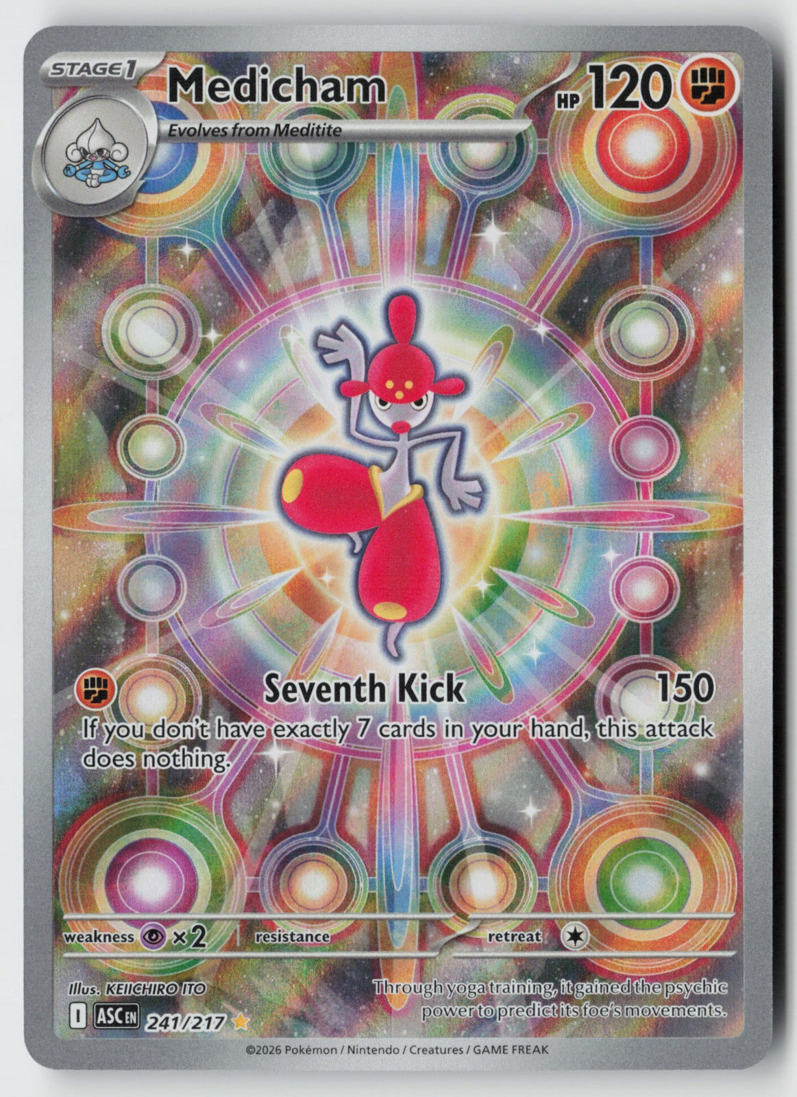 Medicham 241/217 – Ascended Heroes Pokémon Card NM