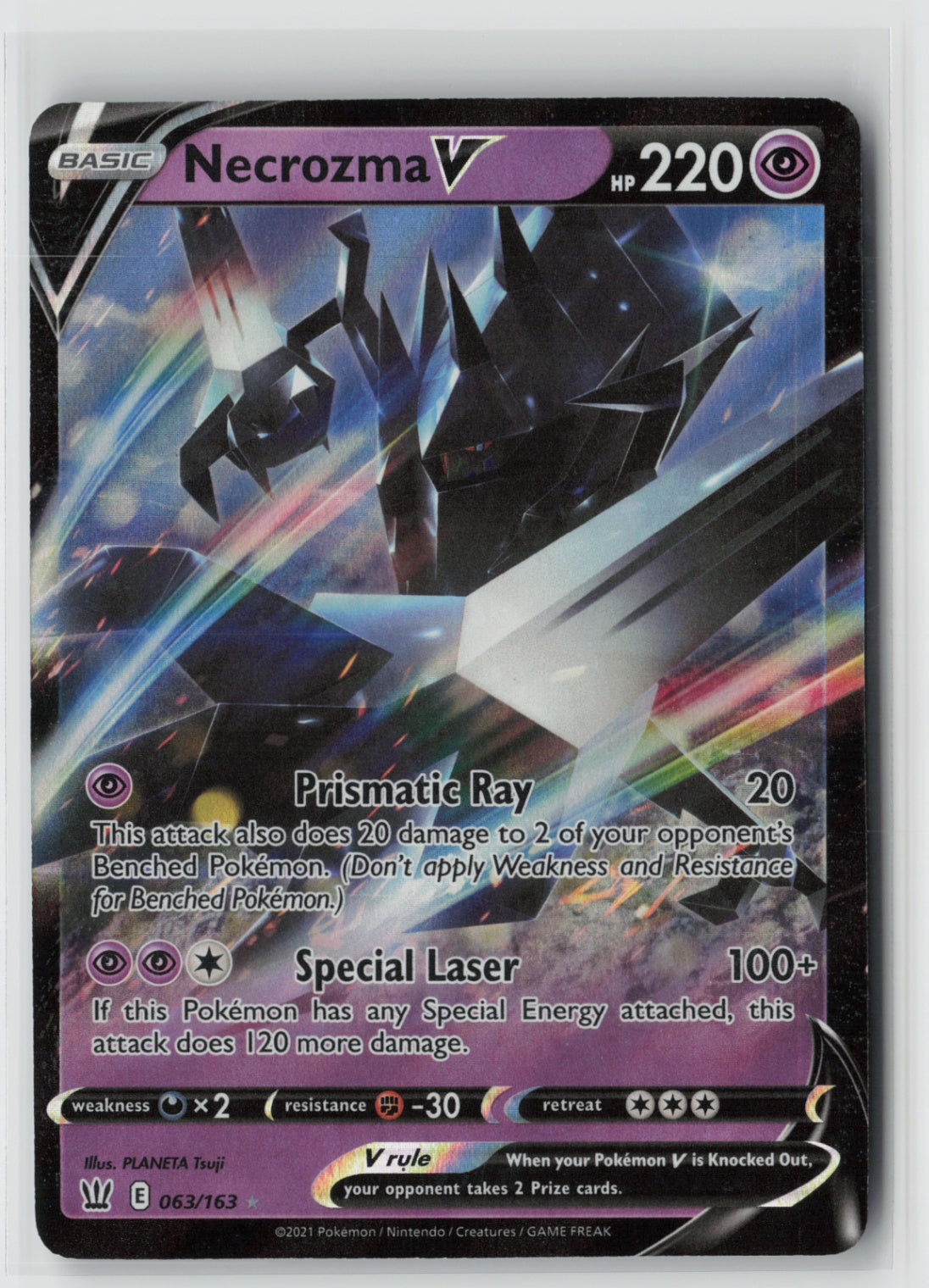 Necrozma V 063/163 – SWSH05: Battle Styles Pokémon Card NM
