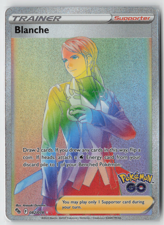 Blanche (Secret) 082/078 – Pokemon GO Pokémon Card NM
