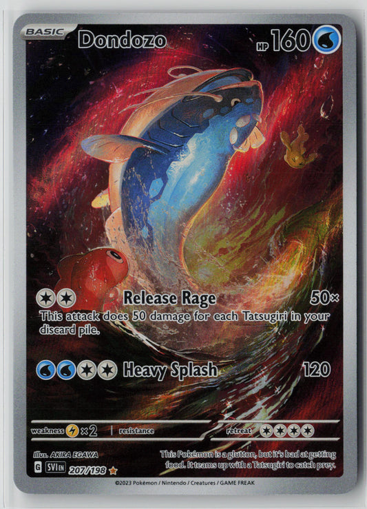 Dondozo - 207/198 – Scarlet & Violet Base Set Pokémon Card NM