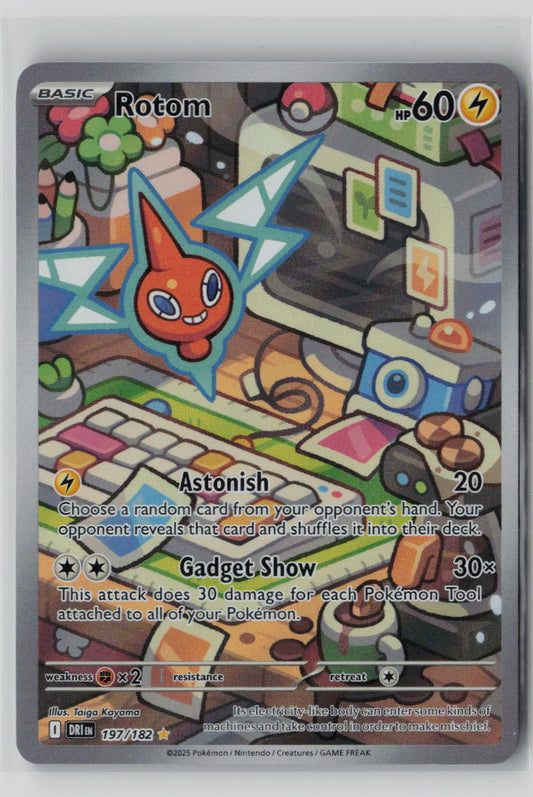Rotom 197/182 – Destined Rivals Pokémon Card NM