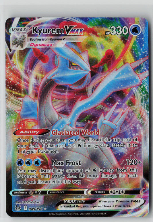 Kyurem VMAX 049/196 – Lost Origin Pokémon Card NM