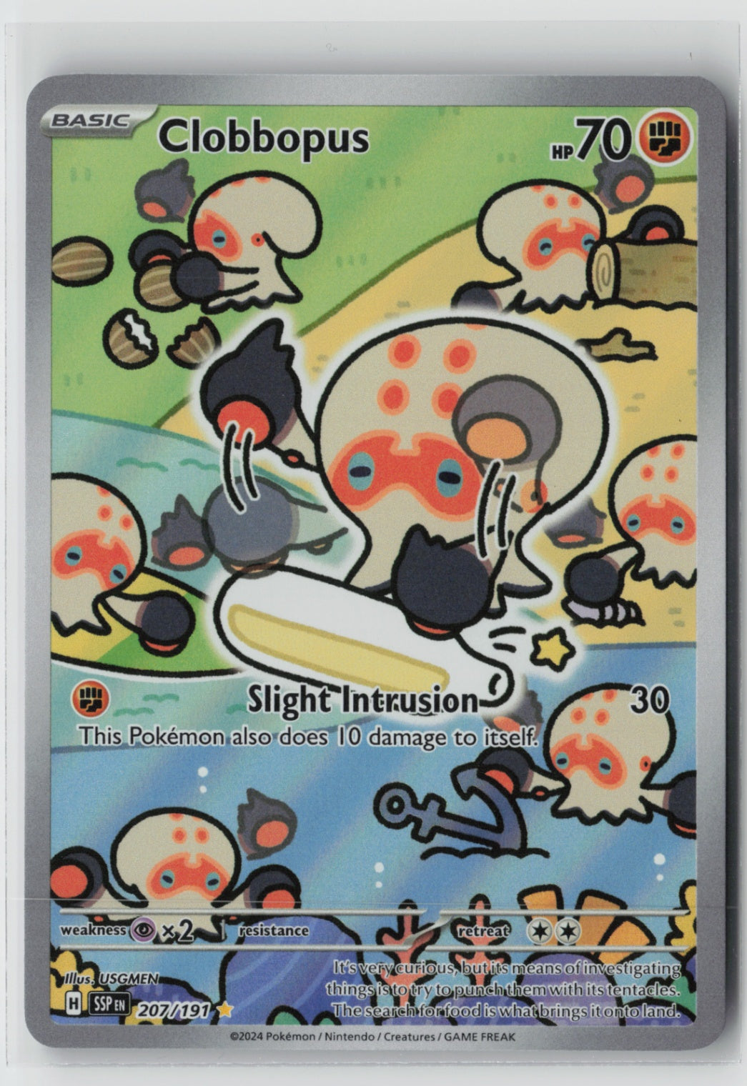 Clobbopus 207/191 – SV08: Surging Sparks Pokémon Card NM