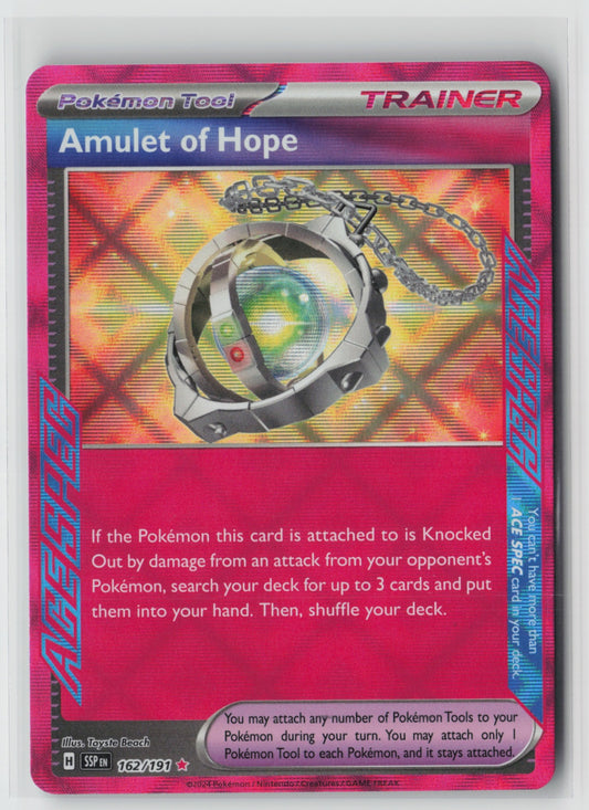 Amulet of Hope 162/191 – SV08: Surging Sparks Pokémon Card NM
