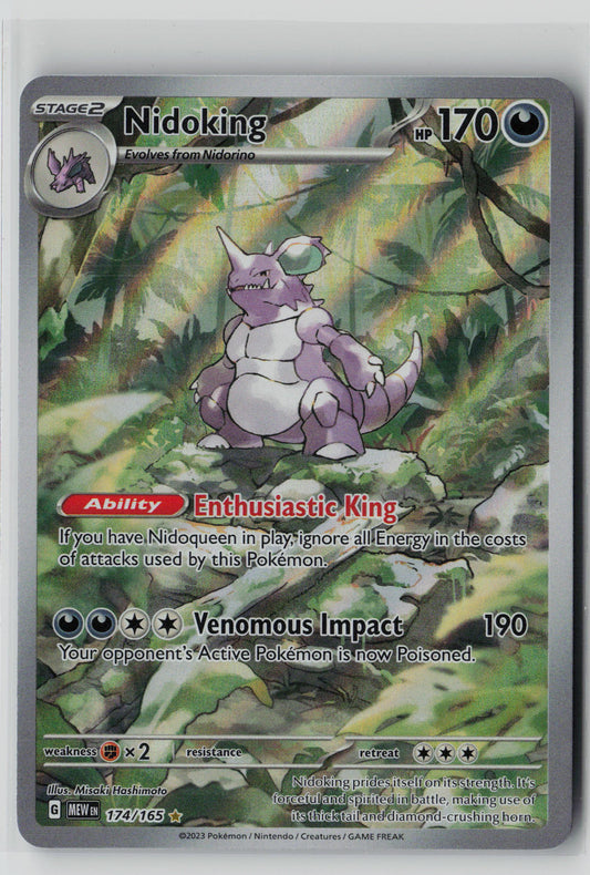 Nidoking 174/165 – Scarlet & Violet 151 Pokémon Card NM