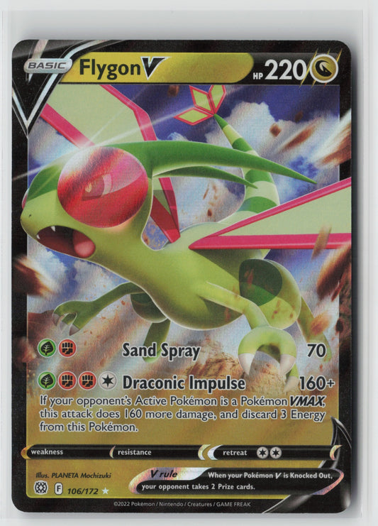 Flygon V 106/172 – SWSH09: Brilliant Stars Pokémon Card NM