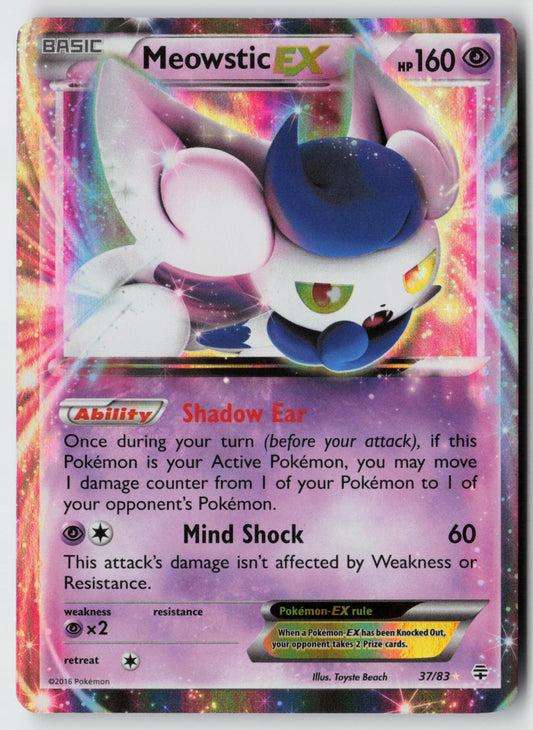 Meowstic EX 37/83 – Generations Pokémon Card NM