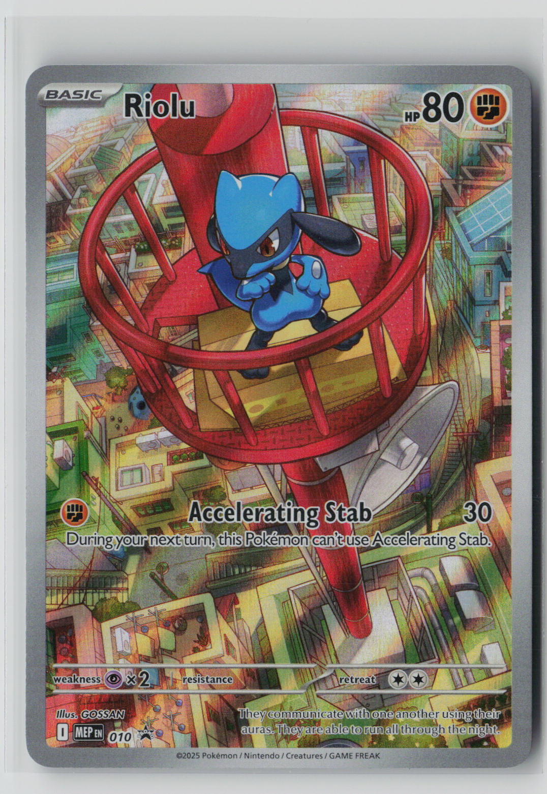 Riolu 010 – Mega Evolution Promo Pokémon Card NM