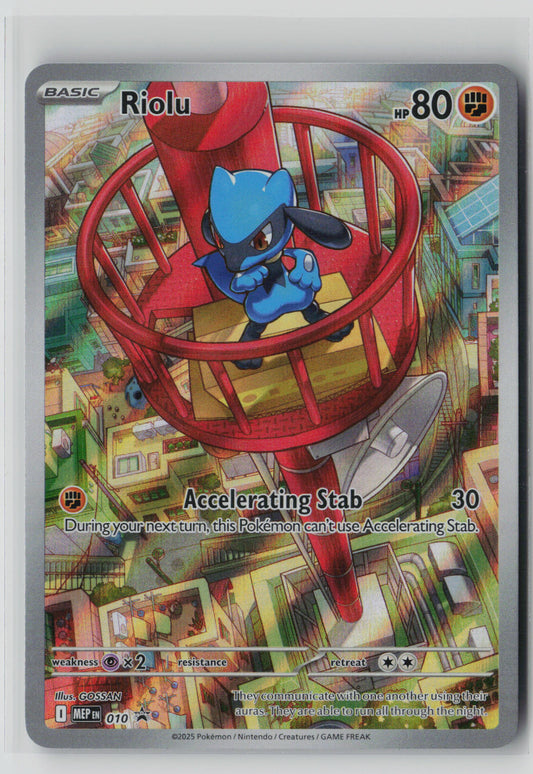 Riolu 010 – Mega Evolution Promo Pokémon Card NM