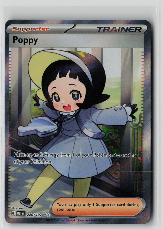 Poppy 220/197 – Obsidian Flames Pokémon Card NM