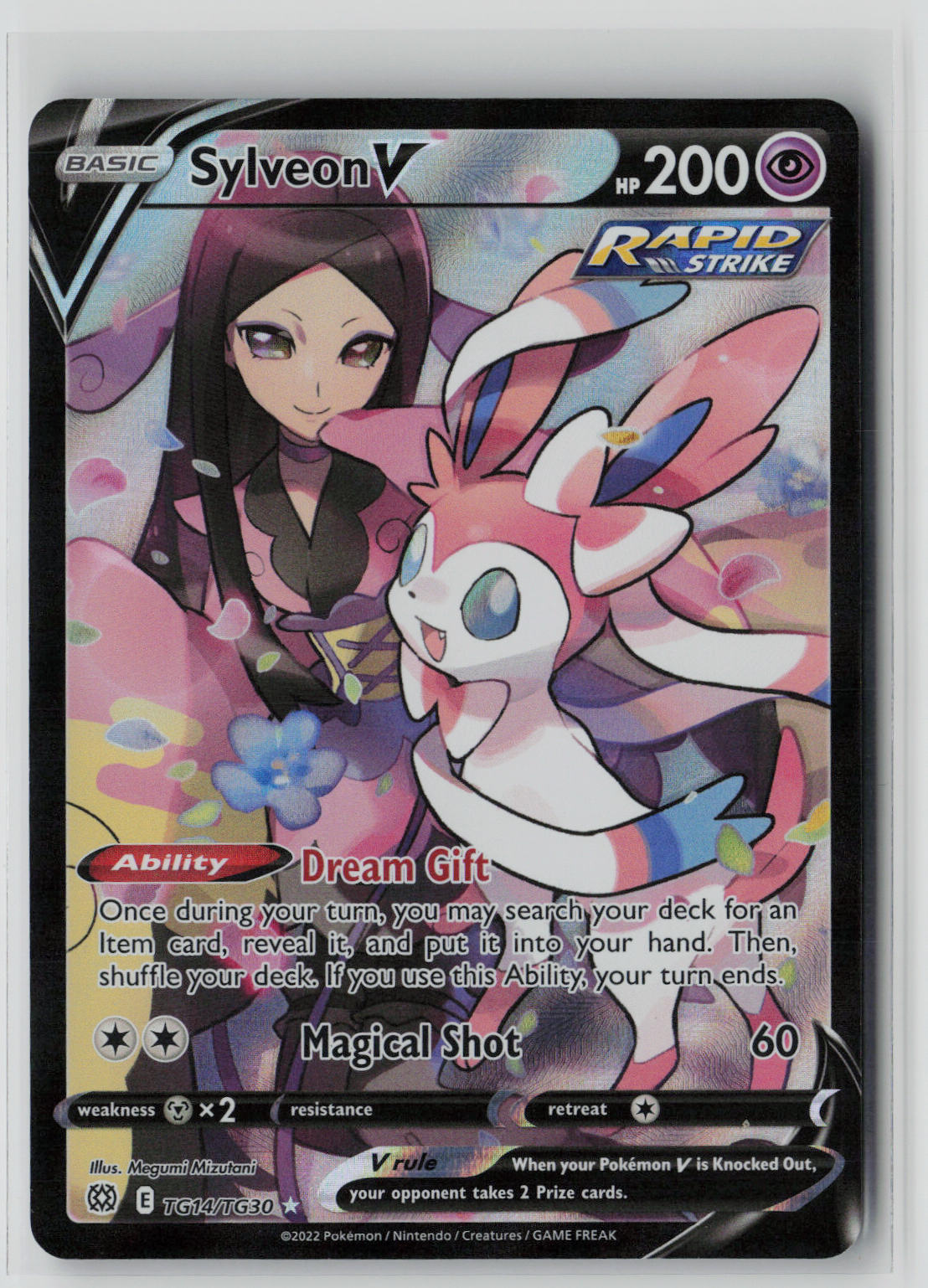Sylveon V TG14/TG30 – Brilliant Stars Trainer Gallery Pokémon Card NM