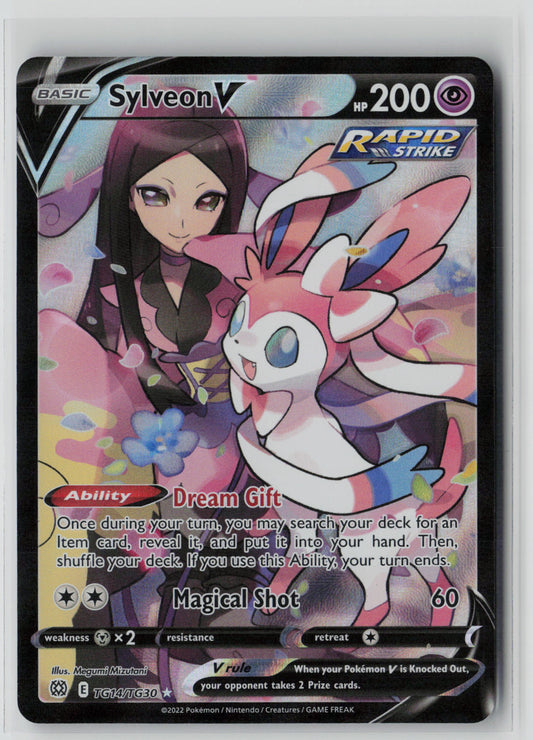 Sylveon V TG14/TG30 – Brilliant Stars Trainer Gallery Pokémon Card NM