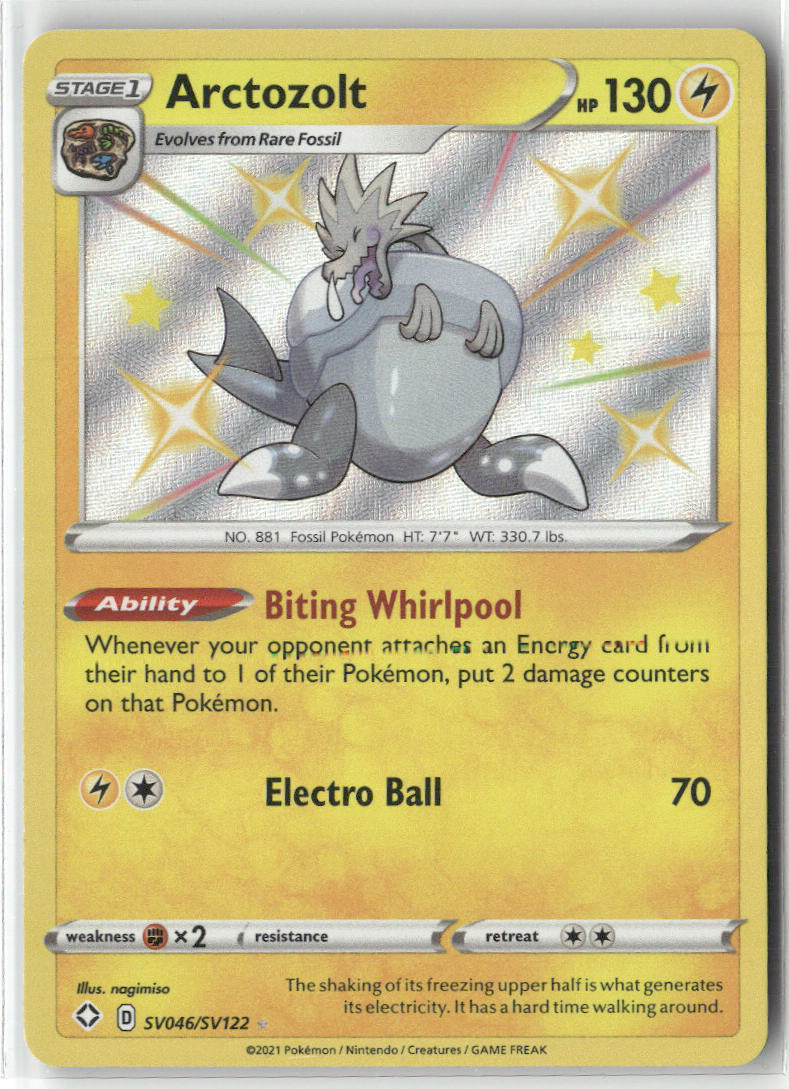 Arctozolt SV046/SV122 – Shining Fates: Shiny Vault Pokémon Card NM