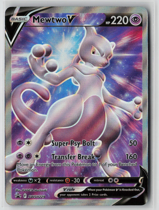 Mewtwo V SWSH229 – Sword & Shield Promo Cards Pokémon Card NM