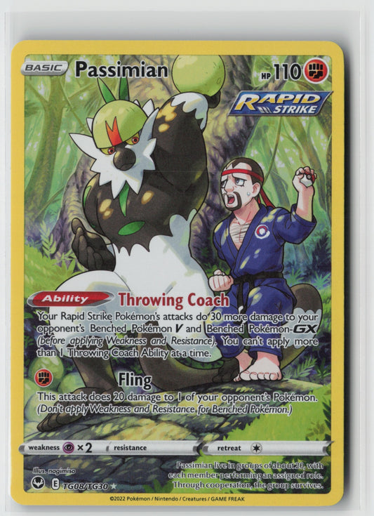 Passimian TG08/TG30 – SWSH12: Silver Tempest Trainer Gallery Pokémon Card NM