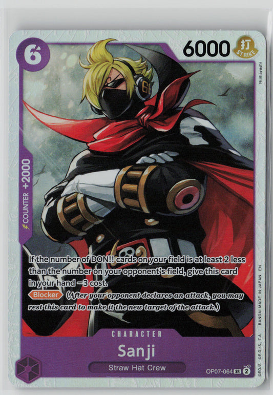 Sanji OP07-064 – 500 Years in the Future One Piece NM