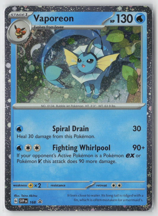 Vaporeon - (Cosmos Holo) 168 – SV: Scarlet & Violet Promo Cards Pokémon Card NM