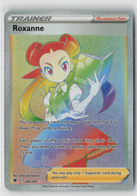 Roxanne (Secret) 206/189 – SWSH10: Astral Radiance Pokémon Card NM