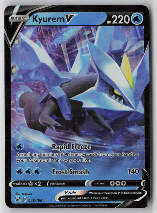 Kyurem V 048/196 – Lost Origin Pokémon Card NM