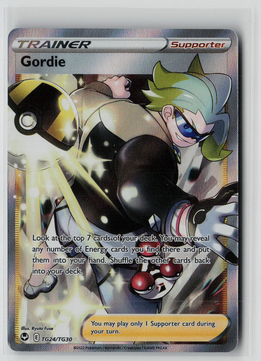 Gordie TG24/TG30 – Silver Tempest Trainer Gallery Pokémon Card NM