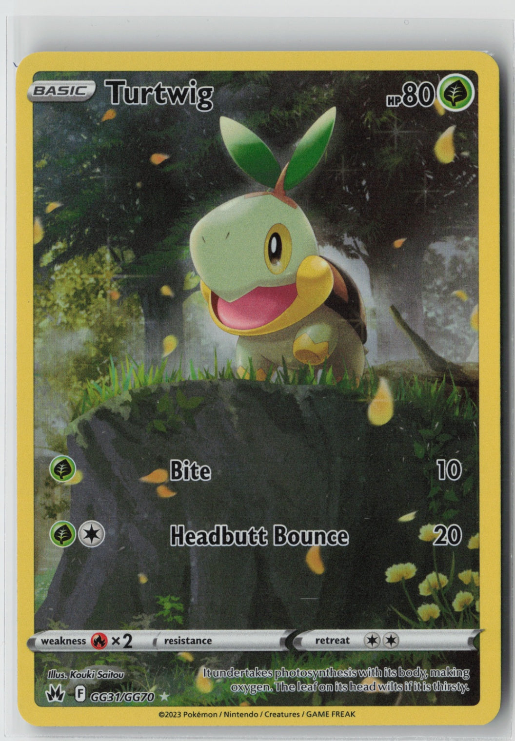 Turtwig GG31/GG70 – Crown Zenith: Galarian Gallery Pokémon Card NM