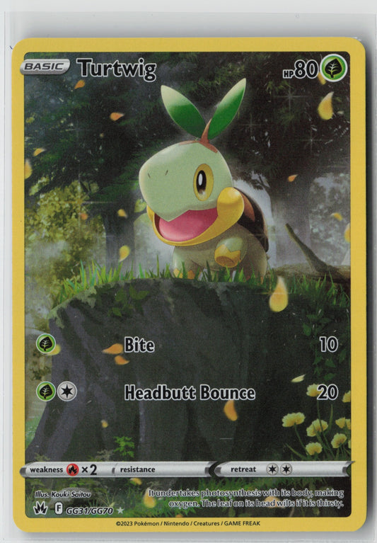 Turtwig GG31/GG70 – Crown Zenith: Galarian Gallery Pokémon Card NM