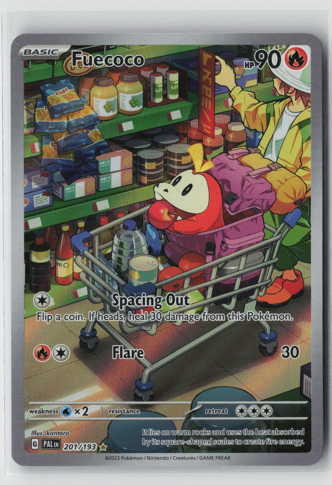 Fuecoco 201/193 – SV02: Paldea Evolved Pokémon Card NM