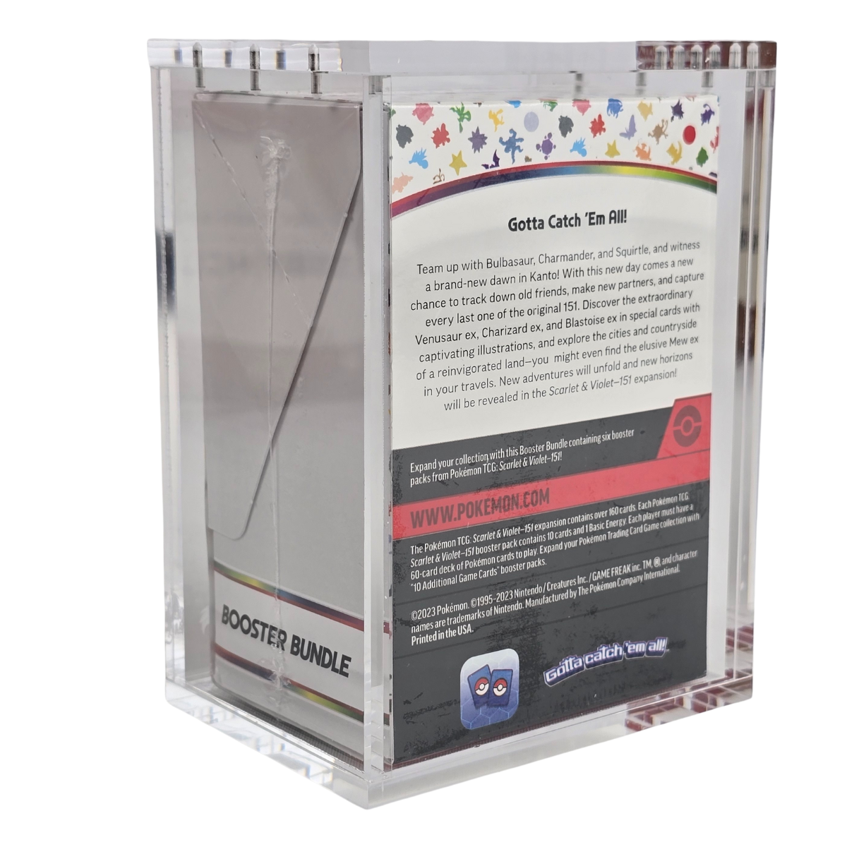 Pokemon Booster Bundle Acrylic Display Case – UV & Acid-Free by Card Guardian
