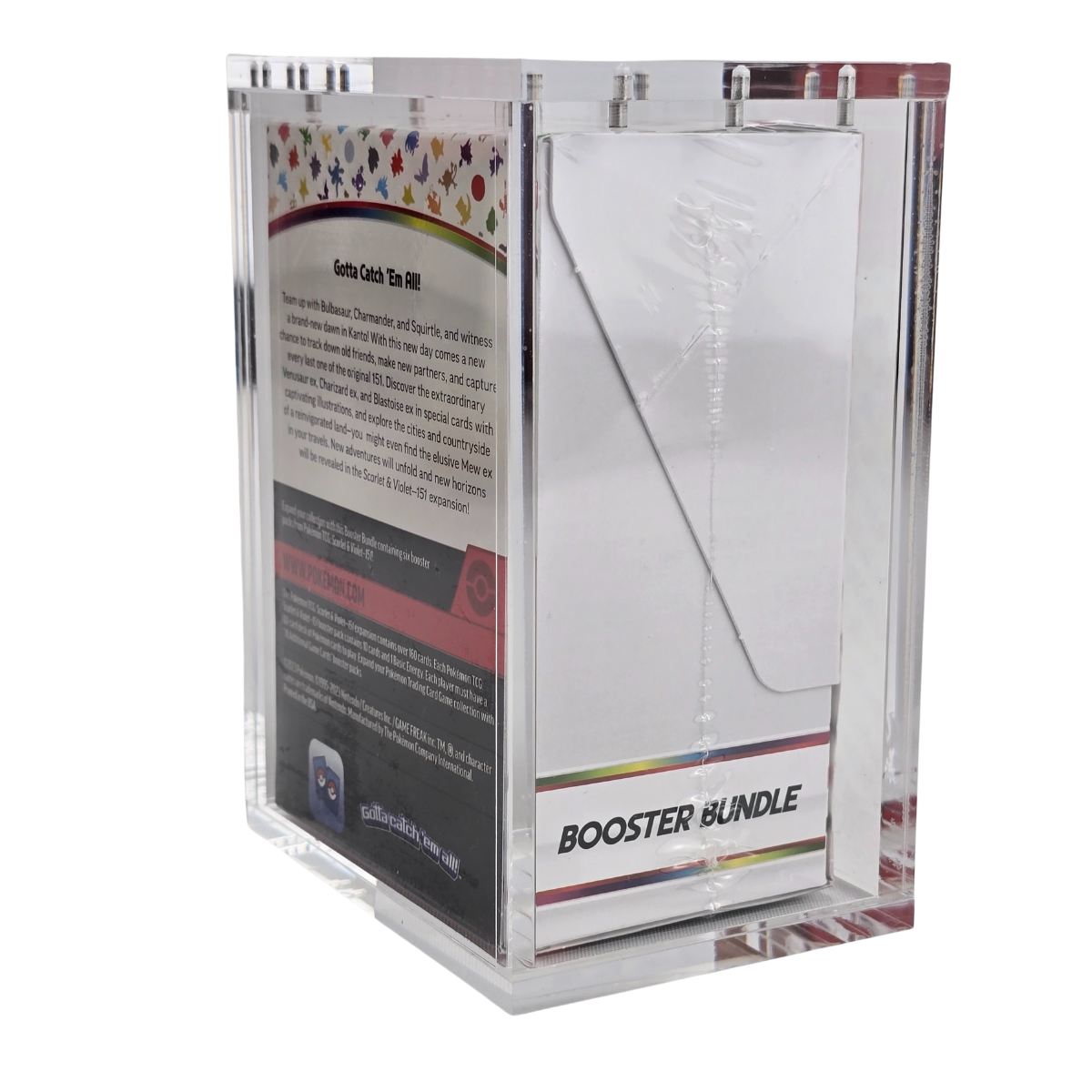 Pokemon Booster Bundle Acrylic Display Case – UV & Acid-Free by Card Guardian