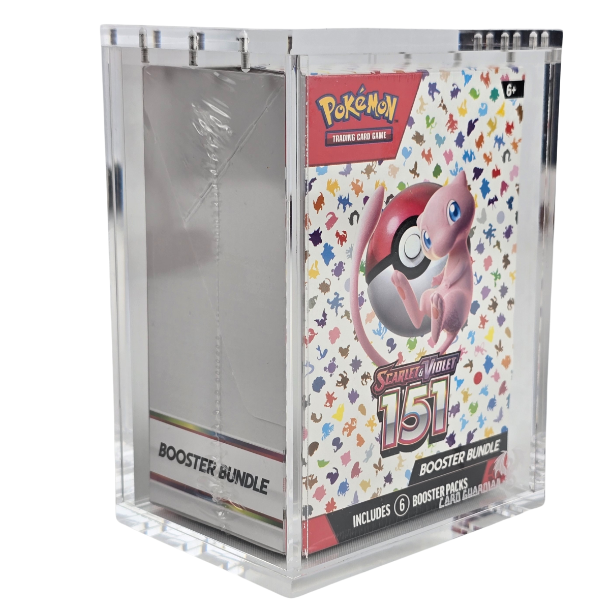Pokemon Booster Bundle Acrylic Display Case – UV & Acid-Free by Card Guardian