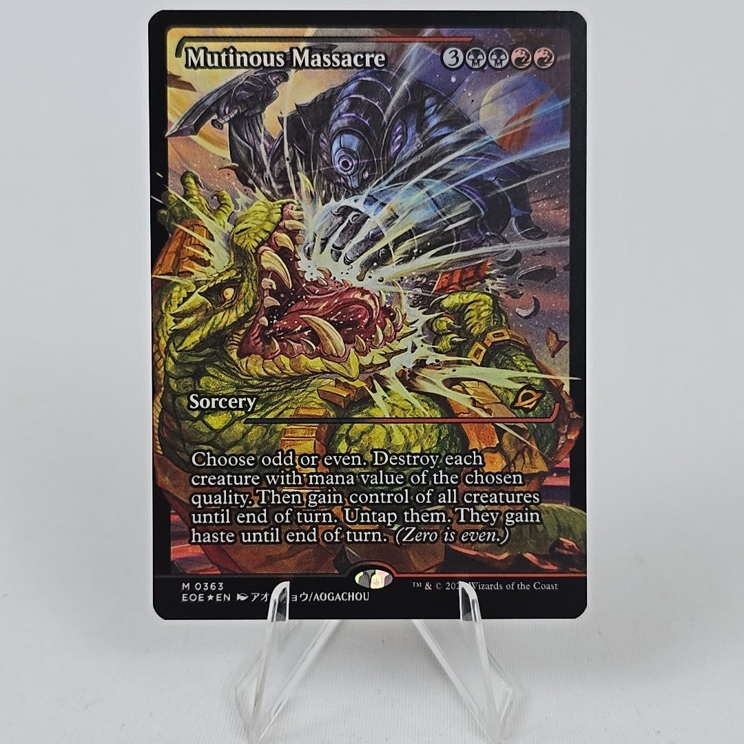 363 Mutinous Massacre Foil Showcase Edge of Eternities MTG Free Combined Postage