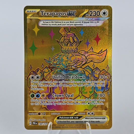 180/131 Terapagos ex Prismatic Evolutions NM Pokemon Card Free Combined Postage