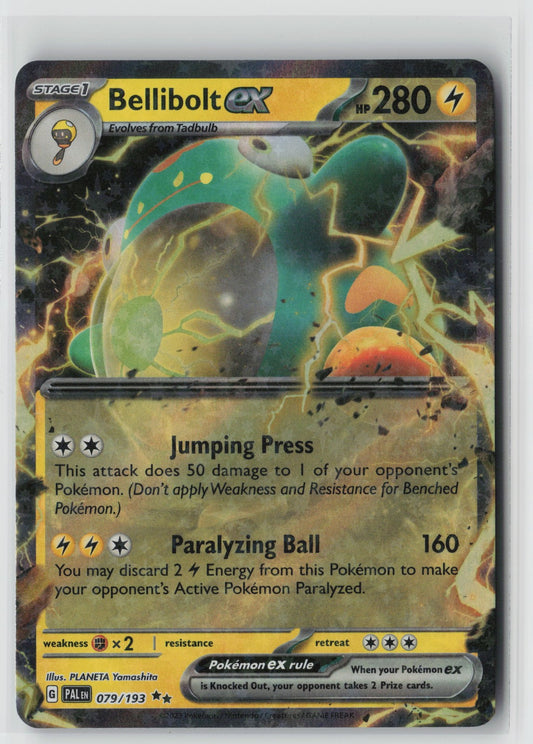 Bellibolt ex - 079/193 – SV02: Paldea Evolved Pokémon Card NM