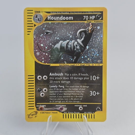 H11/H32 Houndoom Holo Skyridge 2003 Pokémon TCG NM