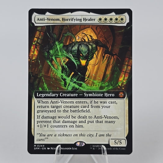 SPM-0244 Anti-Venom Horrifying Healer Extended Non-Foil Marvel Spider-Man NM